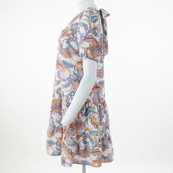 INC International Concepts  Printed V-Neck Shift Dress - Picture 4 of 5